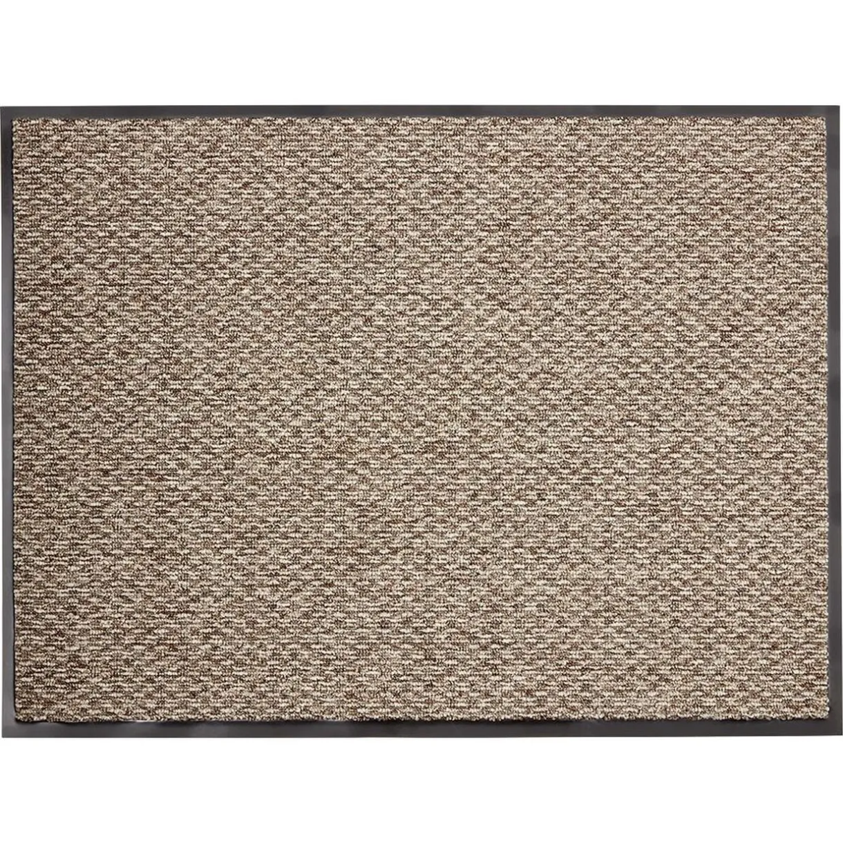 Nettoyage Et Entretien|Gifi Tapis intérieur antipoussière absorbant beige et noir 80x60cm