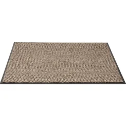 Nettoyage Et Entretien|Gifi Tapis intérieur antipoussière absorbant beige et noir 80x60cm