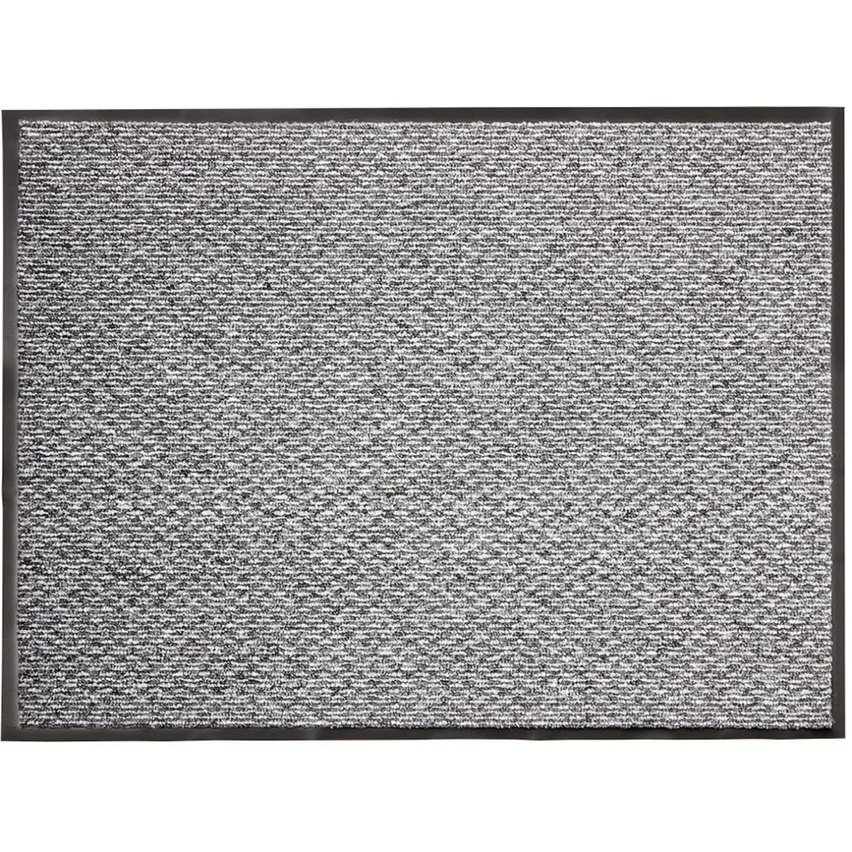 Nettoyage Et Entretien|Gifi Tapis intérieur antipoussière absorbant gris et noir 80x60cm