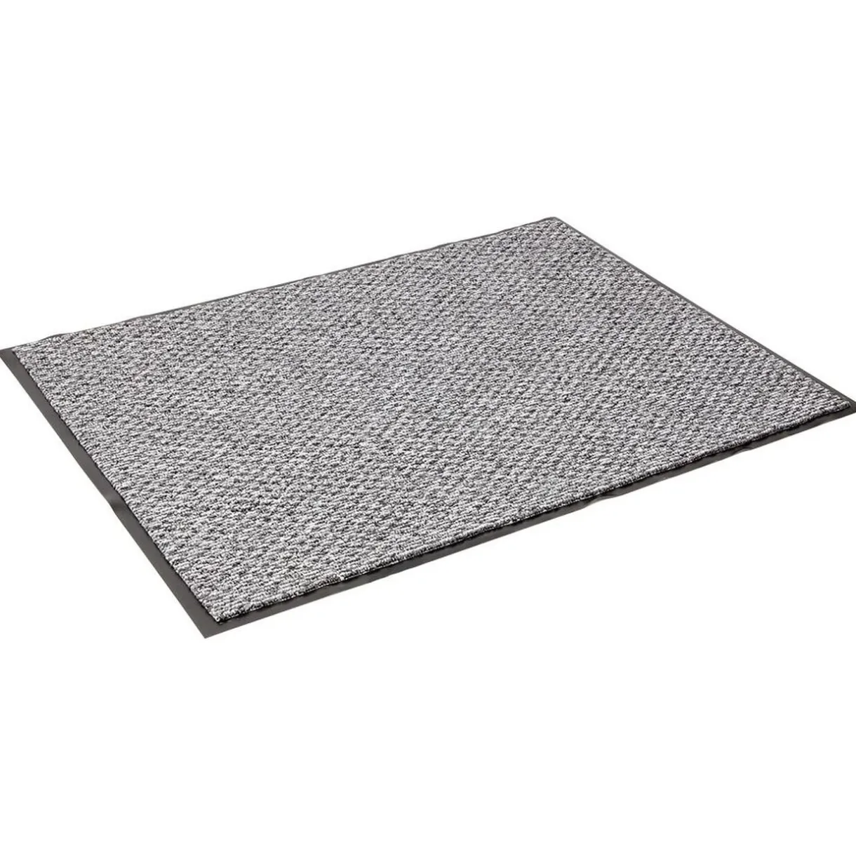 Nettoyage Et Entretien|Gifi Tapis intérieur antipoussière absorbant gris et noir 80x60cm
