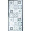 Nettoyage Et Entretien|Gifi Tapis mémoire de forme motif carreau de ciment gris