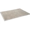 Outlet Gifi Tapis pour salle de bain chenille uni gris 45x65cm