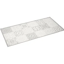 Nettoyage Et Entretien|Gifi Tapis pvc imprimé carreau de ciment 100x50 cm gris blanc