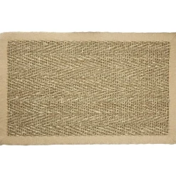 Nettoyage Et Entretien|Gifi Tapis rectangulaire jonc mer design chevrons