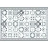 Nettoyage Et Entretien|Gifi Tapis rectangulaire vinyle motif carreau de ciment 150 x 100 cm