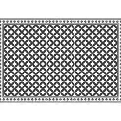 Nettoyage Et Entretien|Gifi Tapis rectangulaire vinyle motif carreau de ciment 150 x 100 cm