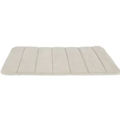 Online Gifi Tapis salle de bain à mémoire forme rectangulaire gris taupe