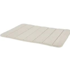 Online Gifi Tapis salle de bain à mémoire forme rectangulaire gris taupe