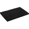 Best Gifi Tapis salle de bain chenille uni noir