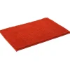 Online Gifi Tapis salle de bain chenille uni rouge