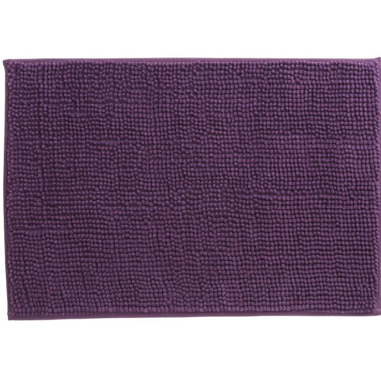 Online Gifi Tapis salle de bain chenille uni violet