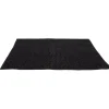 Hot Gifi Tapis salle de bain chenille noir