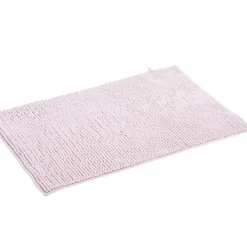 Sale Gifi Tapis salle de bain chenille rose