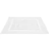 Outlet Gifi Tapis salle de bain coton blanc 70x40 cm