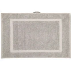 Discount Gifi Tapis salle de bain coton beige 70x40 cm