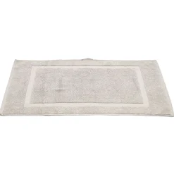 Discount Gifi Tapis salle de bain coton beige 70x40 cm
