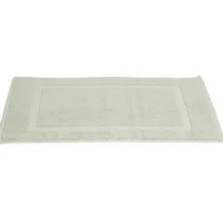 Discount Gifi Tapis salle de bain coton vert 70x40 cm