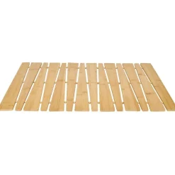 Gifi Tapis salle de bain en bambou 40x60cm