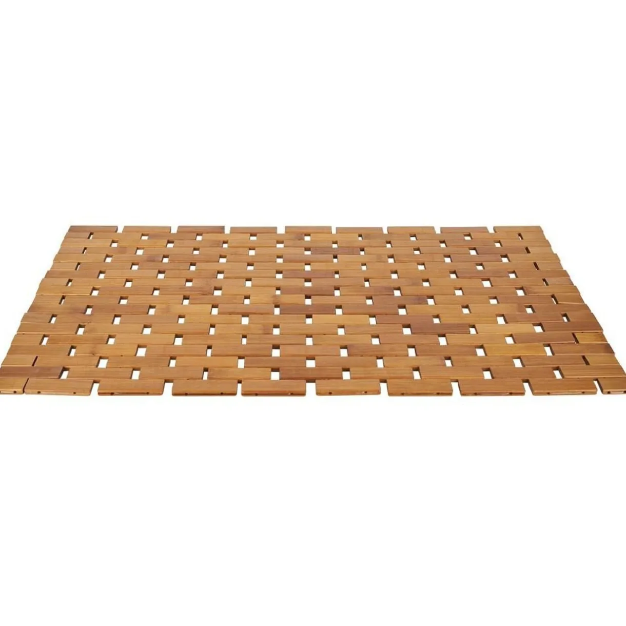 New Gifi Tapis salle de bain en bambou segments 40x60cm