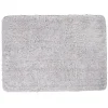 Hot Gifi Tapis salle de bain rectangulaire gris et blanc
