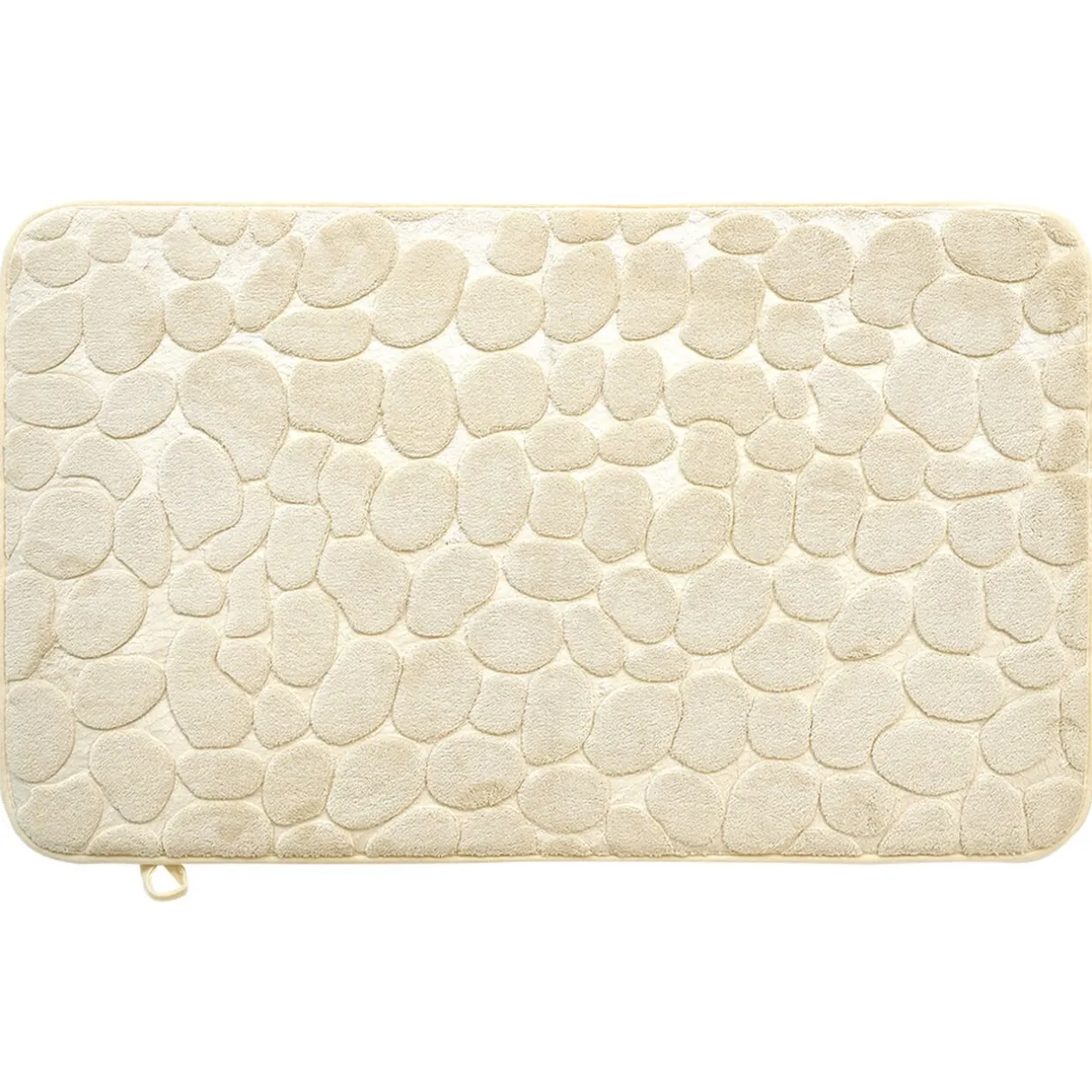 Discount Gifi Tapis sortie de douche mémoire de forme beige 75x45cm