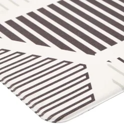 Nettoyage Et Entretien|Gifi Tapis vinyle confort imprimé noir et blanc 100x50cm