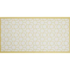 Nettoyage Et Entretien|Gifi Tapis vinyle imprimé graphique jaune L.99 cm