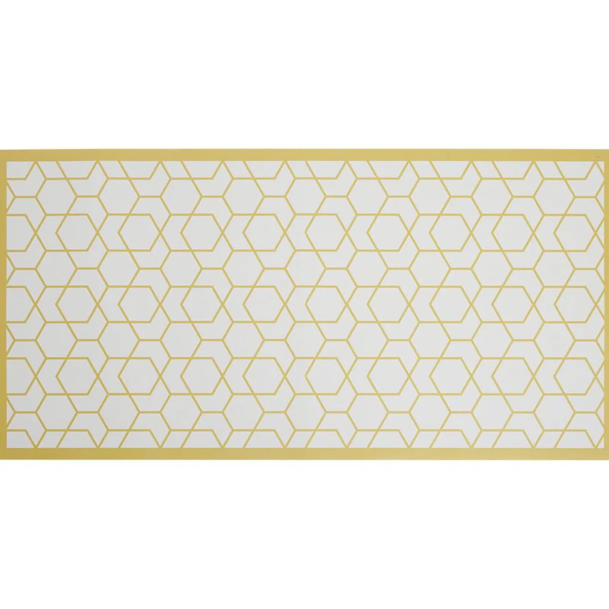Nettoyage Et Entretien|Gifi Tapis vinyle imprimé graphique jaune L.99 cm