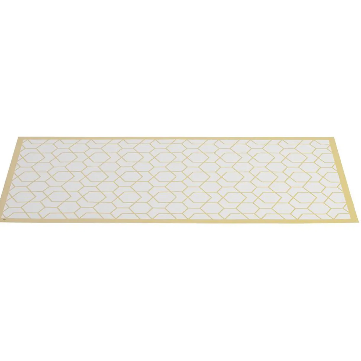 Nettoyage Et Entretien|Gifi Tapis vinyle imprimé graphique jaune L.99 cm