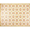 Nettoyage Et Entretien|Gifi Tapis vinyle motif carreau de ciment jaune et blanc 72x95cm