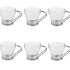 Tasse à café en verre et métal x 6^Gifi New