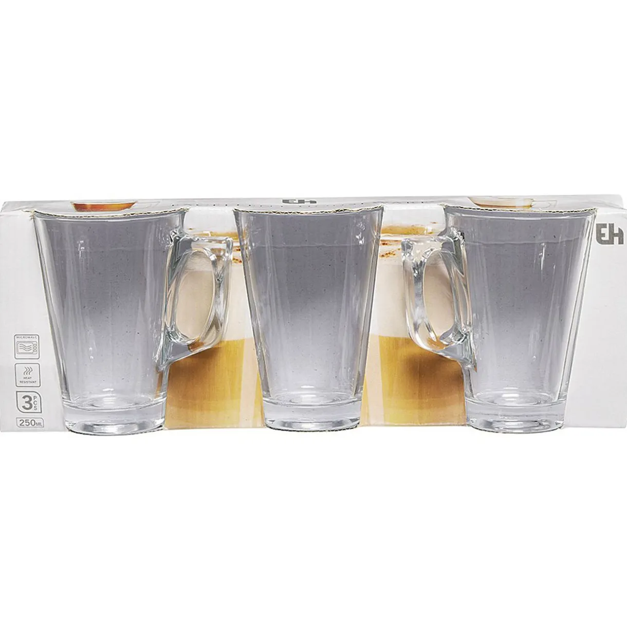 Tasse à café en verre transparent x3^Gifi Sale