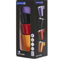 Tasse à café métallisé Luminarc multicolore x4^Gifi Discount