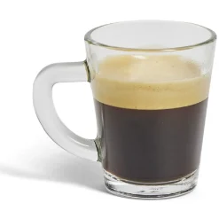 Tasse à expresso 7cl en verre transparent^Gifi