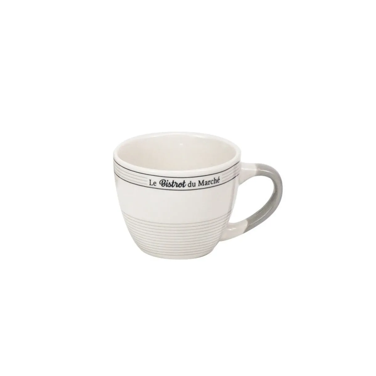 Tasse à expresso en porcelaine design Bistrot du Marché 9 cl^Gifi Online