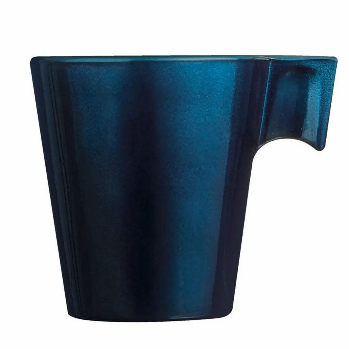 Tasse à expresso en verre trempé Luminarc flashy bleu pétrôle 8 cl^Gifi New