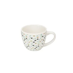 Tasse à expresso porcelaine motif triangle multicolore 9 cl^Gifi New