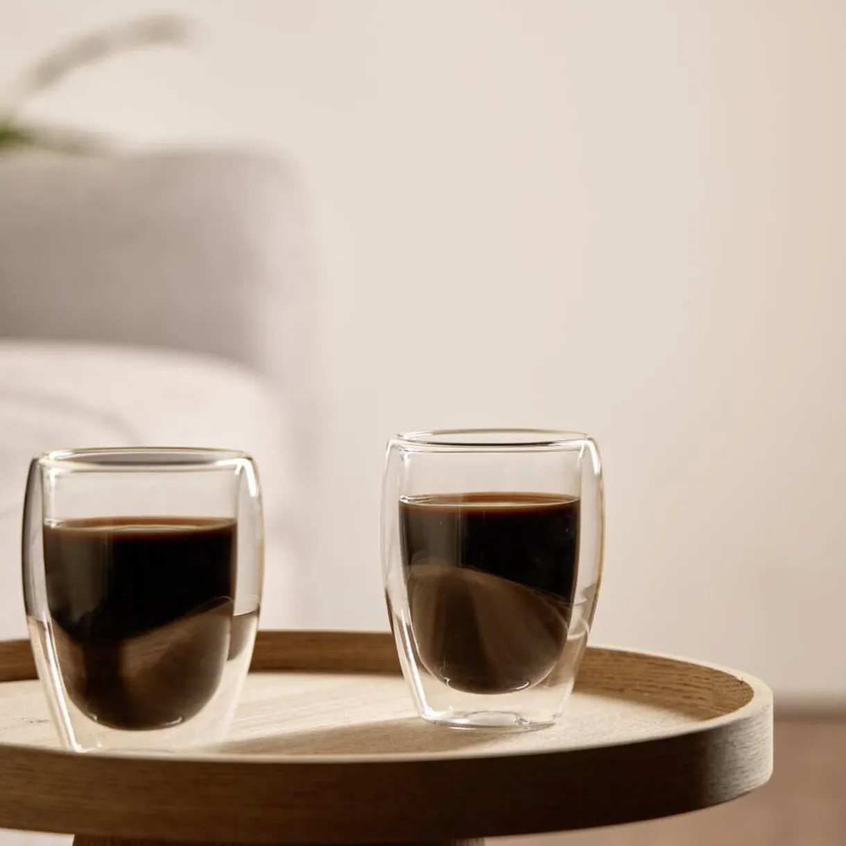 Tasse avec anse en verre double paroi 350ml^Gifi Online