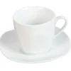 Tasse blanche porcelaine X6^Gifi Best