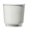 Tasse en grès espresso sans anse bleu intérieur blanc 9cl Ø6,2xH6,2cm^Gifi Outlet