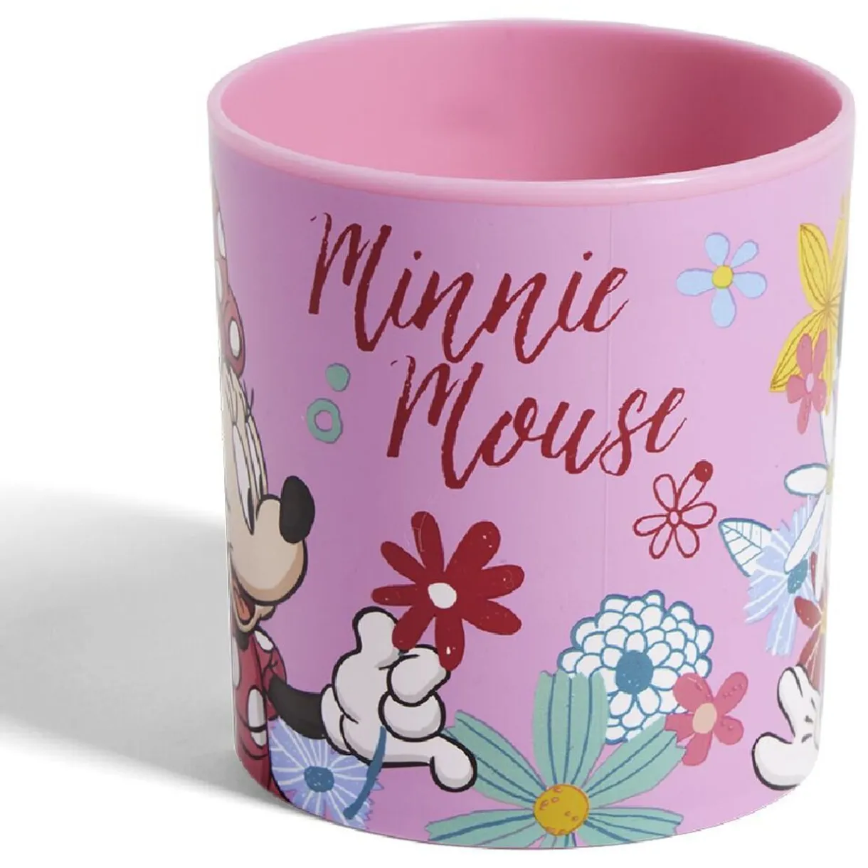 Tasse enfant Minnie Mouse plastique Ø7,6xH9cm^Gifi Discount