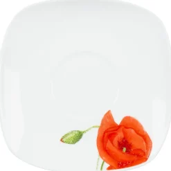 Tasse et sous tasse design coquelicot^Gifi Clearance