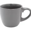 Tasse expresso en faïence gris uni 10 cl^Gifi New