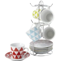 Tasse expresso losanges colorés x6^Gifi Clearance