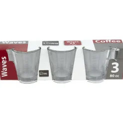 Tasse expresso verre transparent x3^Gifi Hot