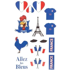 Discount Gifi Tatoo éphémère pour supporter France