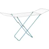 Entretien Du Linge|Gifi Étendoir à linge horizontal turquoise et blanc 18 m d'étendage