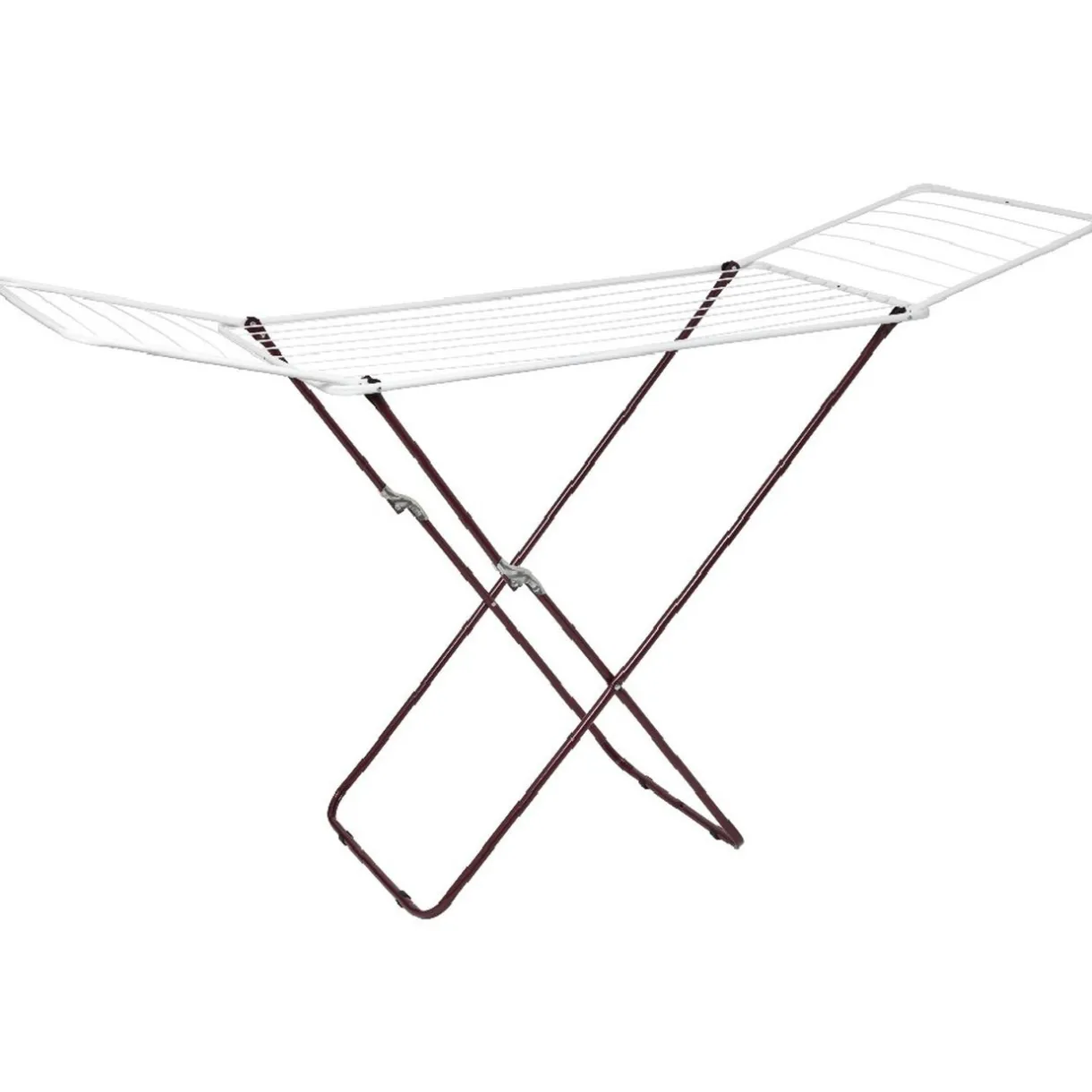 Entretien Du Linge|Gifi Étendoir à linge horizontal violet et blanc 18 m d'étendage
