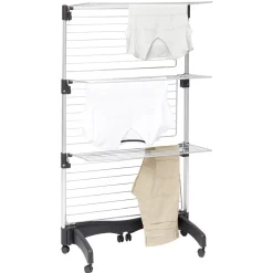 Entretien Du Linge|Gifi Étendoir à linge télescopique séchoir tour 40m