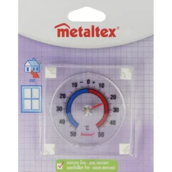 Thermomètre 4 saisons Métaltex adhésif fenêtre extérieure^Gifi Outlet